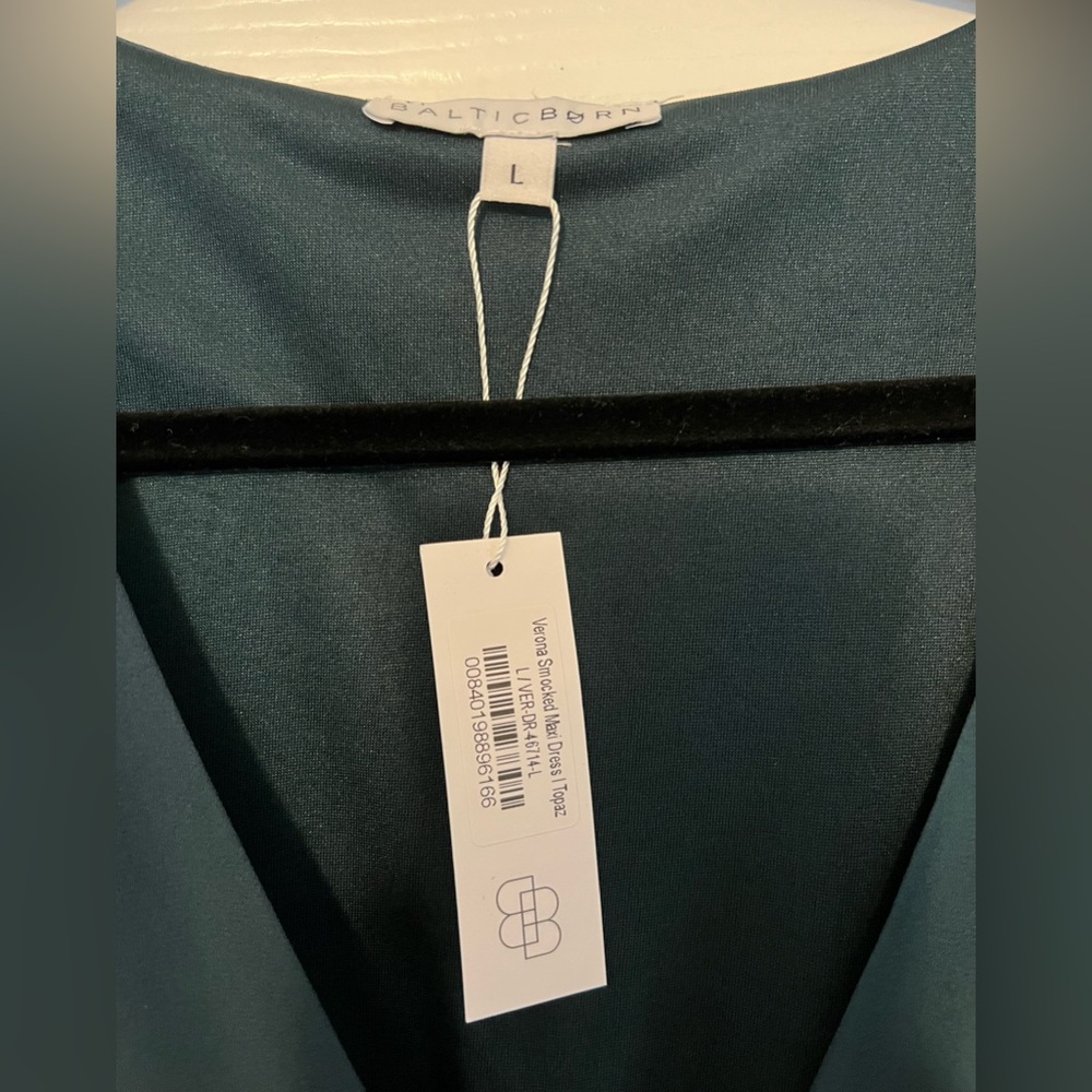 Baltic Born Deep Teal Maxi Dress with Slit - Picture 8 of 9